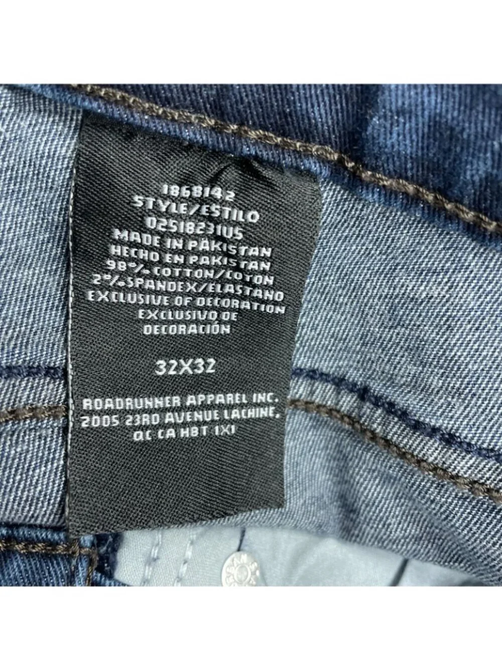 Urban Star Men's 32x32 Stretch Slim Fit Jeans Blue Premium Denim M0946